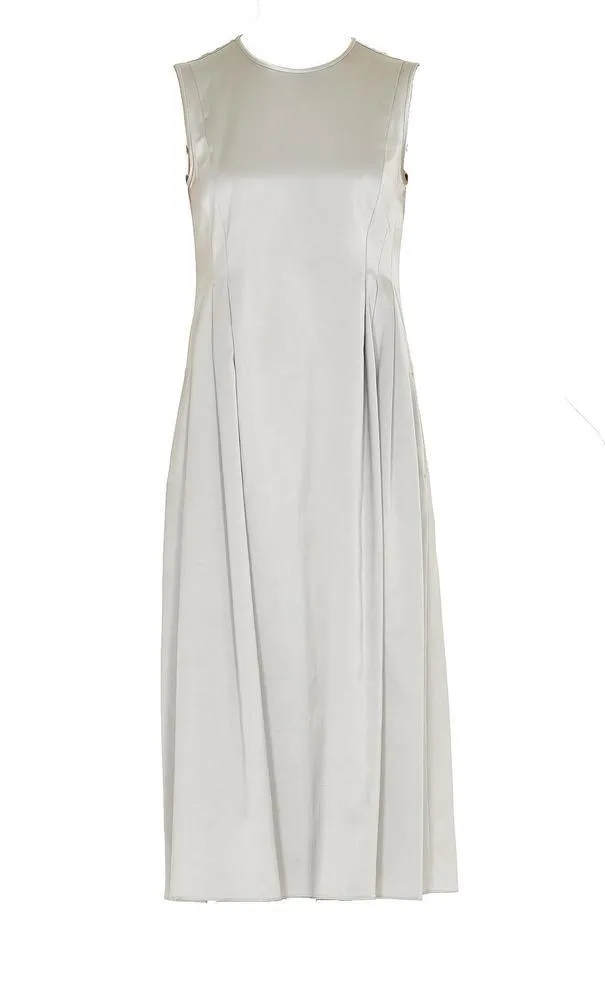 'S Max Mara Front Pleat Sleeveless Dress