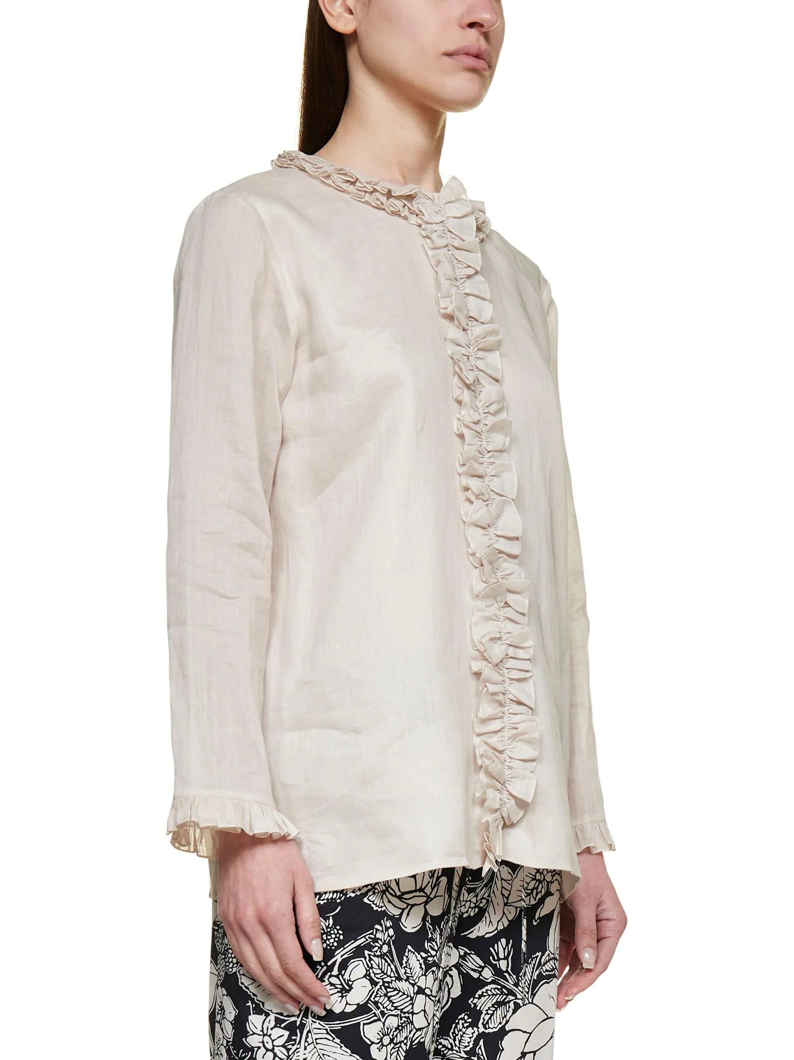 'S Max Mara Segale Ruche Shirt