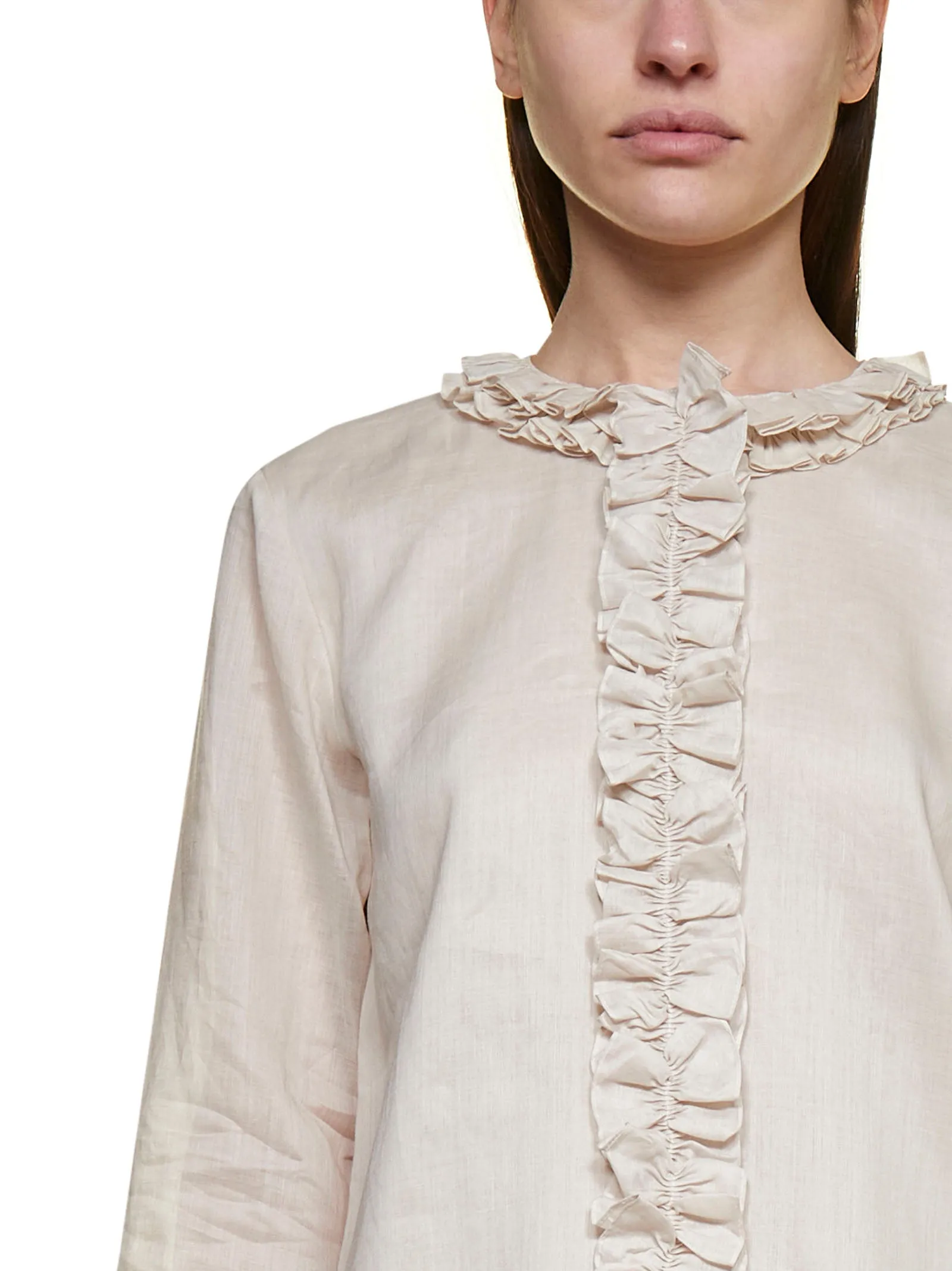 'S Max Mara Segale Ruche Shirt