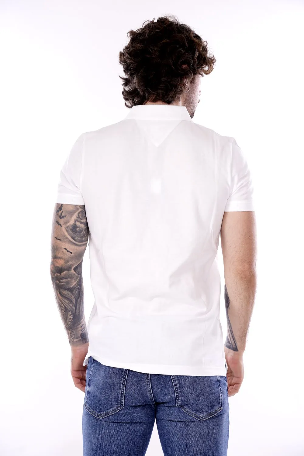 Tommy Jeans Polo Bianca Da Uomo