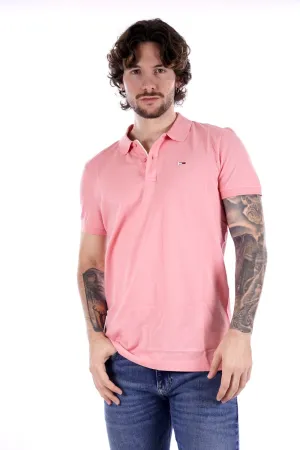 Tommy Jeans Polo Rosa Da Uomo