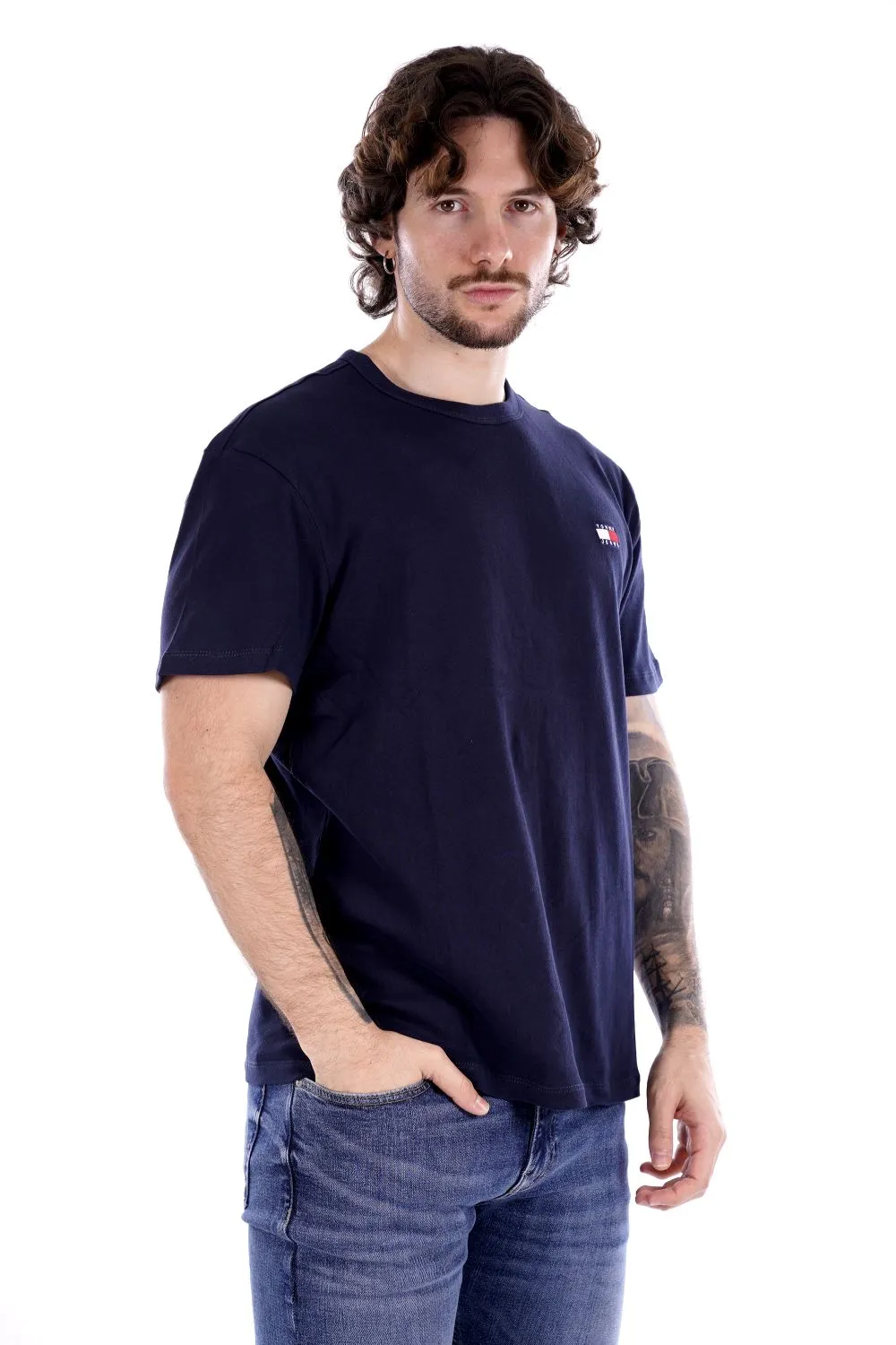Tommy Jeans T-shirt Blu Da Uomo