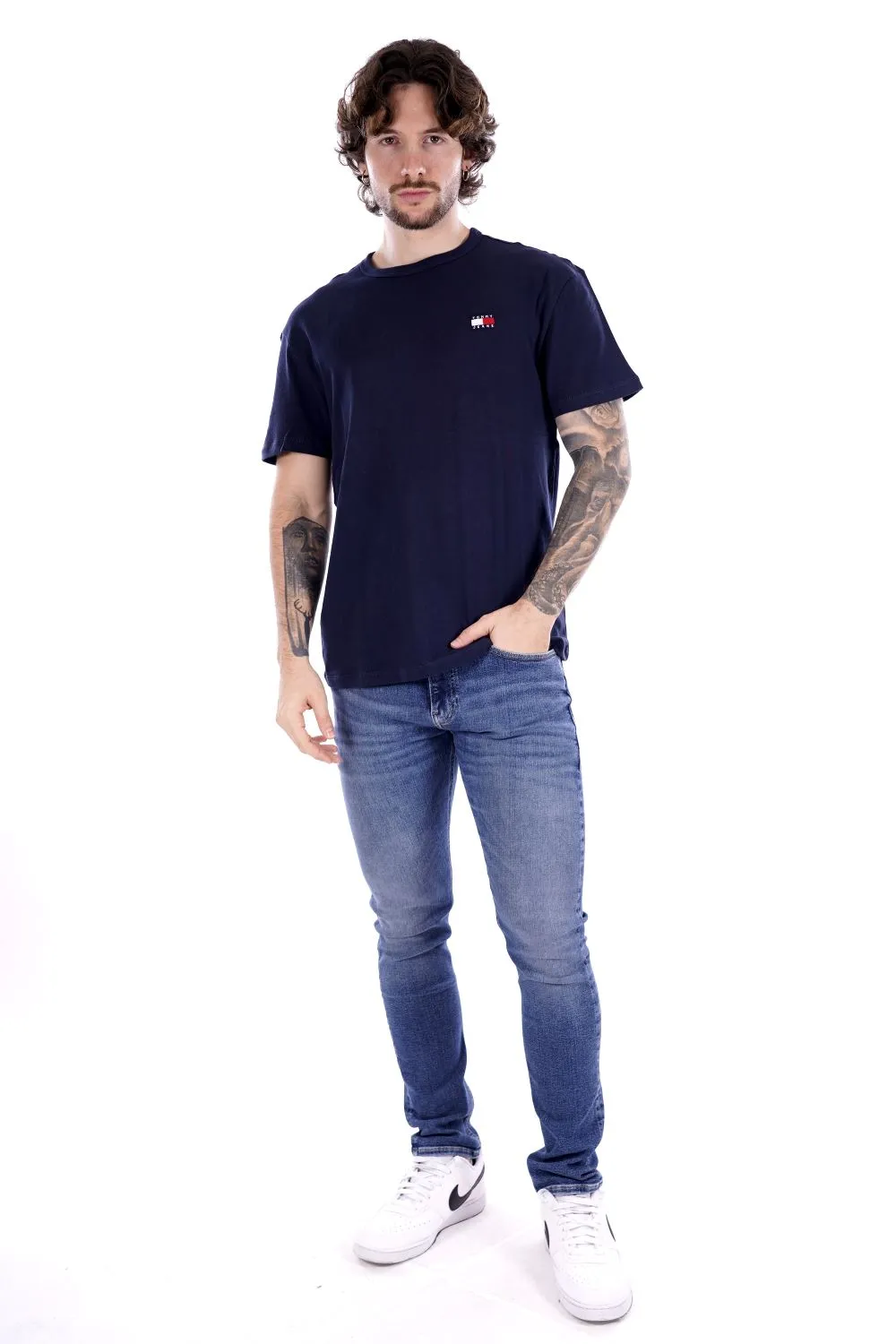 Tommy Jeans T-shirt Blu Da Uomo