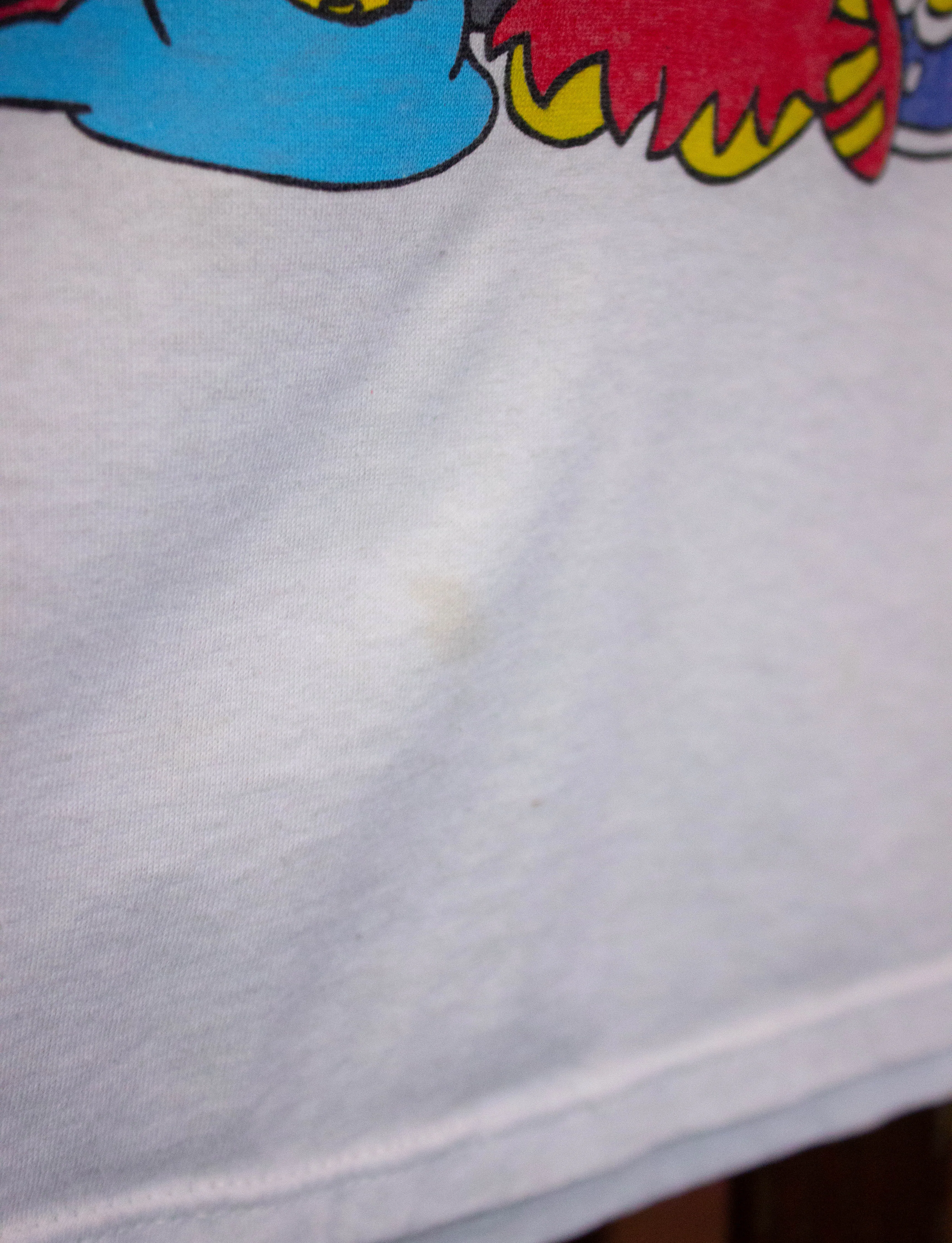 Vintage Simpsons 1989 Say Cheese Graphic T Shirt White Large