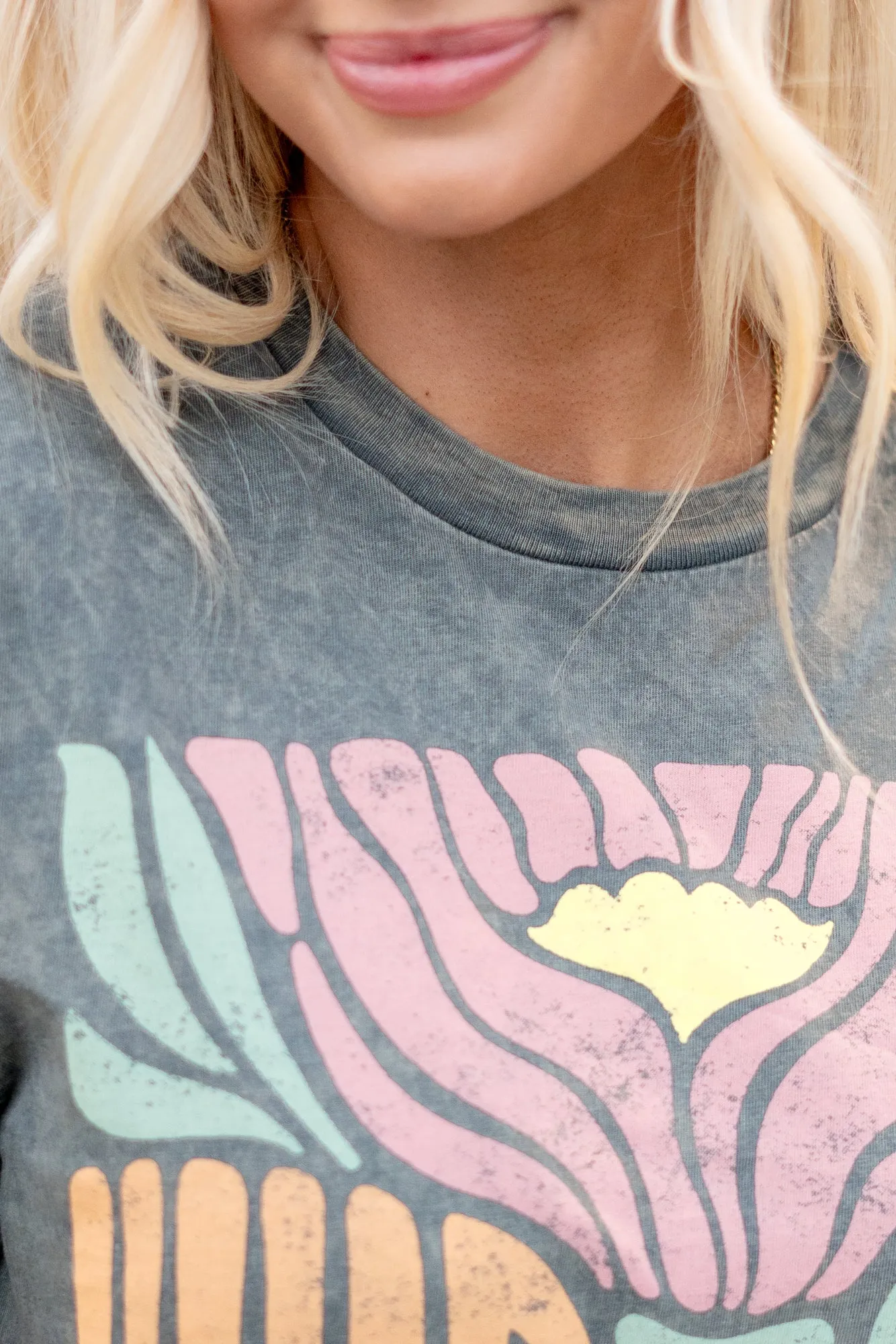 Wild Love Where The Flowers Bloom Graphic Top